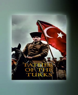 ATATÜRK TABLO (kanvas) 50x70 atatbl0012