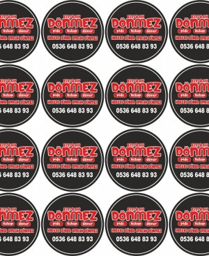 8X8 FOLYO ETİKET (1000 ADET)