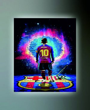 BARCELONA TABLO (MESSİ) 04 50X70