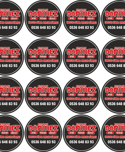 8X8 FOLYO ETİKET (1000 ADET)